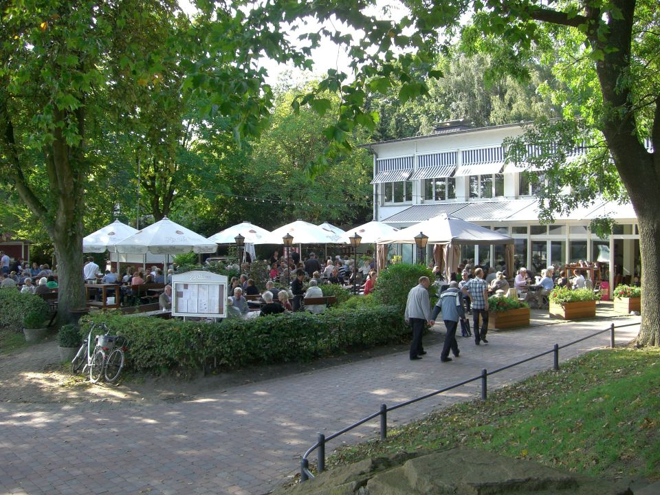 Biergarten am Aasee in Münster